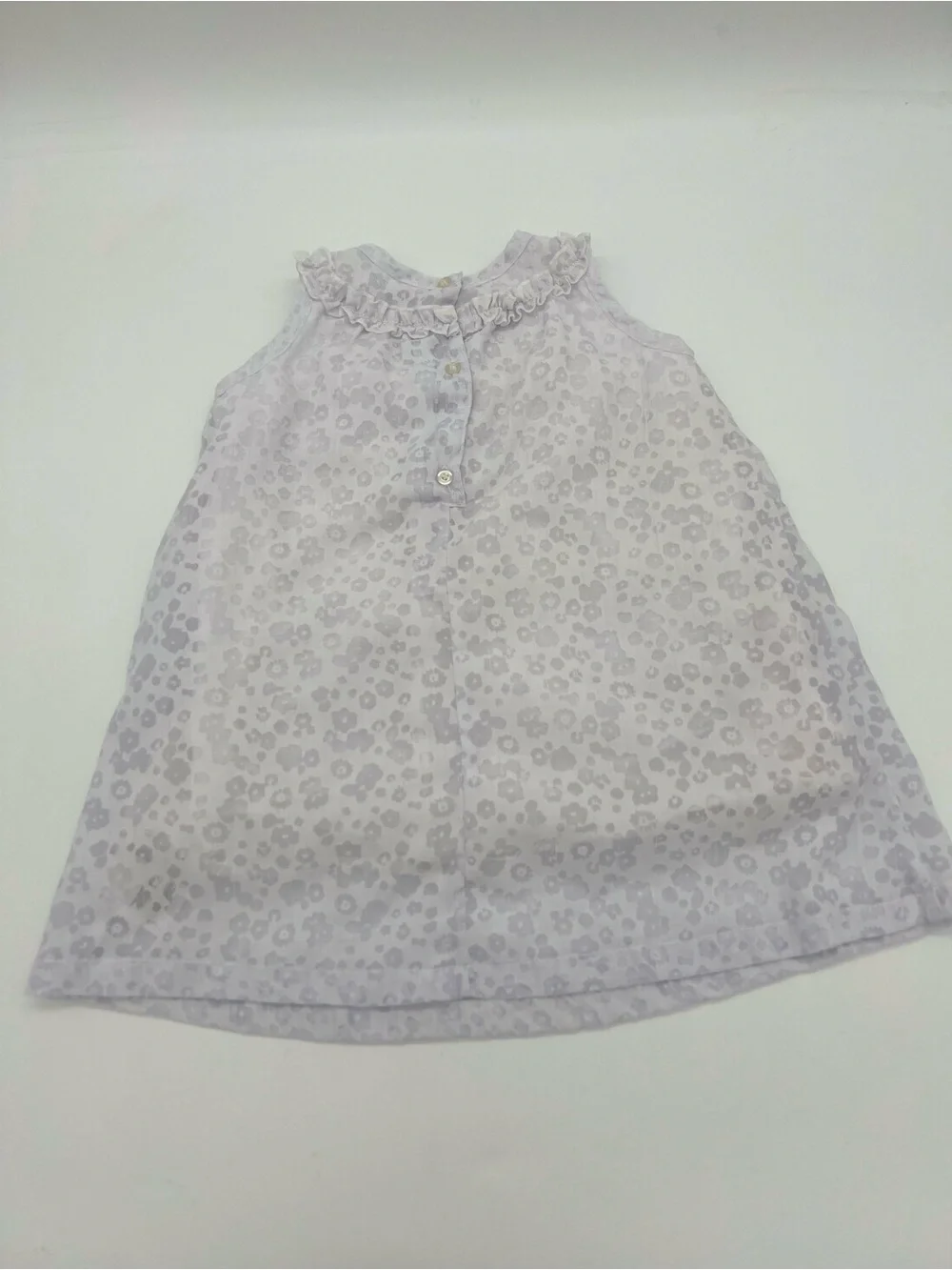 Quilted Baby Girl Lavender Dress 24 Months Pockets Bows Floral